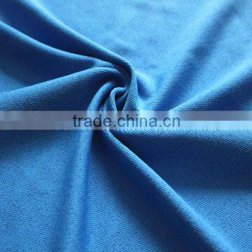 lycra polyester coolmax french terry knitted fabric