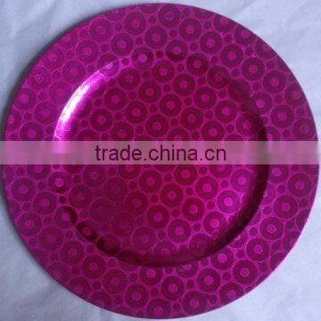 Pink plate