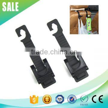 2015 Hot selling high quality ABS black car seat hook