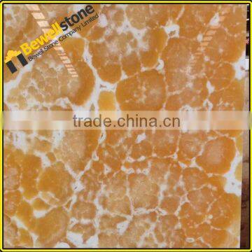 China orange onyx marble stone,big gangsaw orange onyx blocks