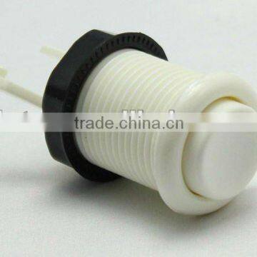 28mm white sonic arcade game machine pushbutton switch single control Momentary game accessories