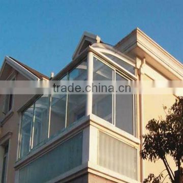 Laminated glass sunroom roof