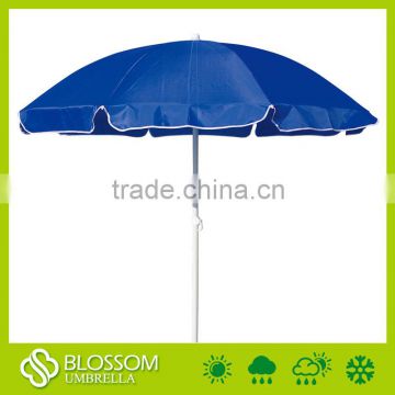 Solid Plain Colour Windproof Advertising Outdoor Beach Umbrella