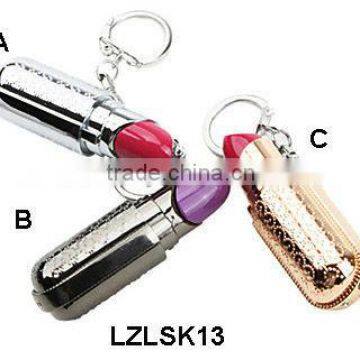 fashion lipstick keychain LZLSK13