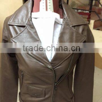 WOMENS BIKER JACKETS MADE OF GENUINE SHEEP LEATHER