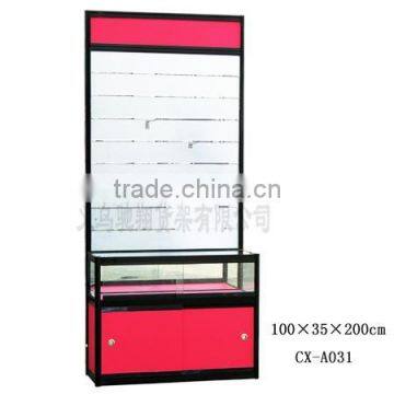 2015 New Design Single Ground Glass Cabinet