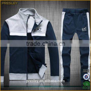 Factory Wholesale Fashionable Polyester 100% Men's Athletic Sports Wear New Design Track Suit photo-6