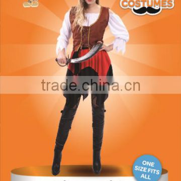 Wholesale instyle fashion halloween Pirate Girl party costume