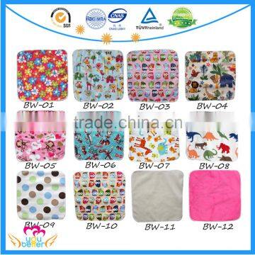 New Pattern Bamboo Wipes Cheap Baby Cloth Wipes Reusable Baby Washcloth