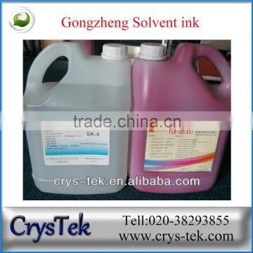 CRYSTEK Gongzheng Solvent ink for 35pl printhead