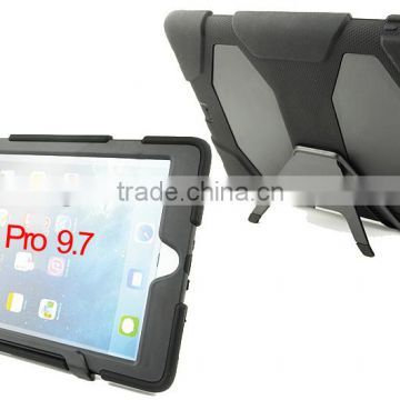 For iPad pro 9.7 inch heavy duty shockproof protector case with stand