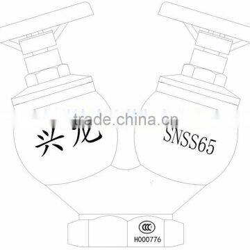 Double Valves Double Outlets Indoor Fire Hydrant photo-3