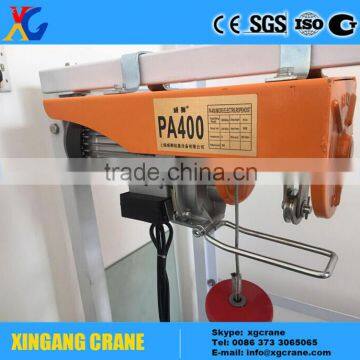 PA mini Type Electric Wire Rope Pulley Hoist 110v