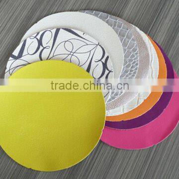 famous brand good Quality Leather Placemats And Coasters