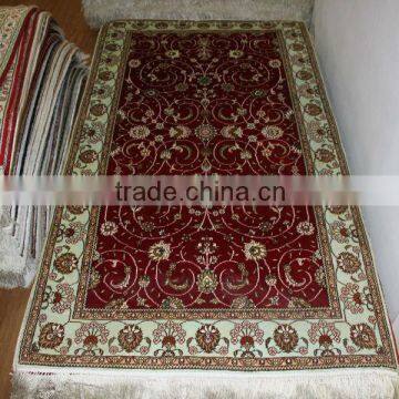 cheap price silk carpet rug