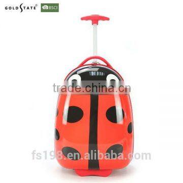 New fashion Ladybug shape kids ABS luggage/trolley bag