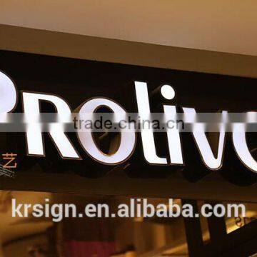 Grade Stainless Steel Luminous Characters / Luxury Brand Shop Door Head / Custom High Brightness Signs photo-5