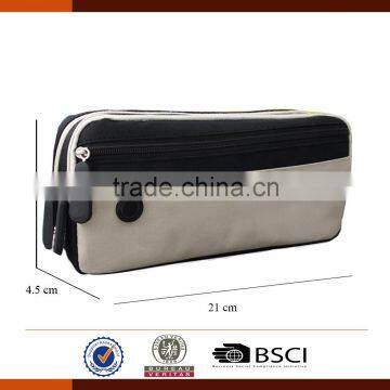 Large Pencil Case Bags with 3 Compartments