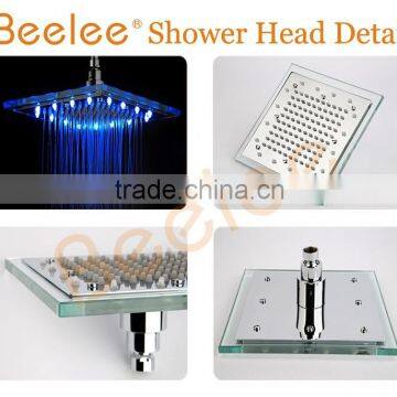 Ceiling Mounted Led Rain Shower Head Bathroom Brass Top Shower photo-3