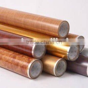 PVC heat transfer film with wood grain foer wood