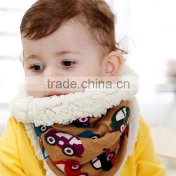 Infinity Lovely Hooded Cowl Pattern Scarf,Plush Cartoon Scarf ,Includes Baby, Gender Neutral Baby