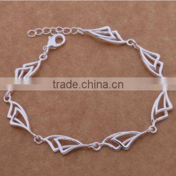 Link Chain Bracelet chic 925 sterling silver bracelet