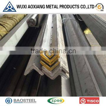 Hot Selling 201202 304 321 316l 2205 Stainless Steel Angle Bars/ angle steel bar