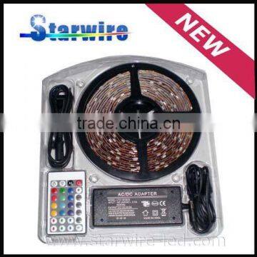 waterproof rgb led flexible strip 5m kit/set 12V