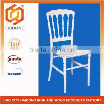 Modern appearance white resin plastic napoleon chair rental napoleon chair