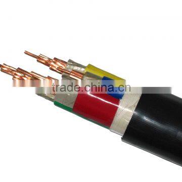 PVC Insulated Thin Round Steel Wire Armored PVC Sheath Power Cable