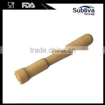 Natural Wooden 3 Steps Wooden Muddler 20cm