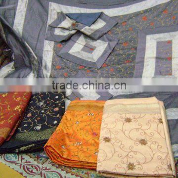 ROYAL LUXURY BRAND DUPION SILK BEDSPREADS SET