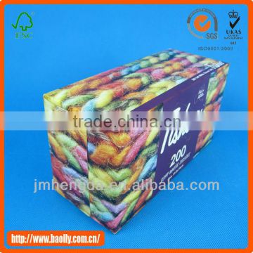 Custom printing professional design decorative tissue paper covered box