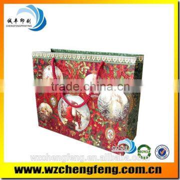 cookies packing paper bag with cotton handle festival paper bag packaging