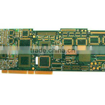 1~22 layer green solder mask lead free hasl fr4 pcb