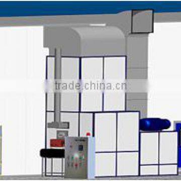 Oil Buring spray booth for BUS repair