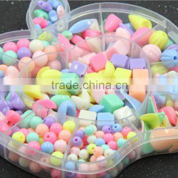 Wholesales kids handmade educational plastic beads diy toys set