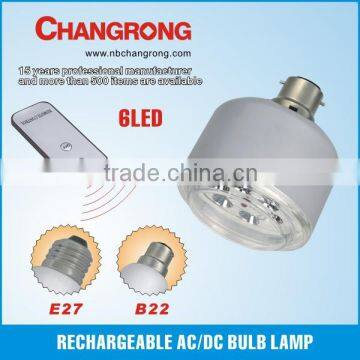 emergency plastic rechargeable led battery light bulb