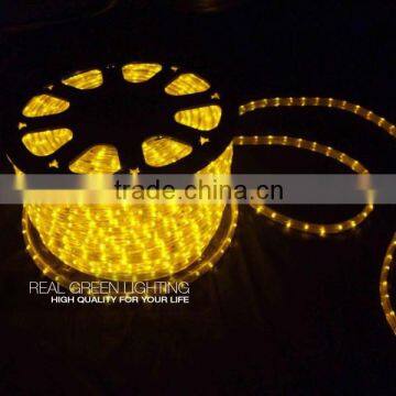 Waterproof IP65 220V Yellow LED Rope Light