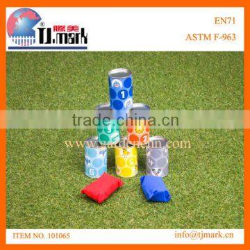 6pcs Carnival can toss game