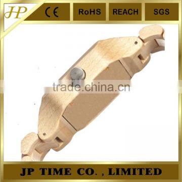 Four Colors Quartz Indonesia Wooden Watch Wooden Back Case Japan Quartz Movement photo-4
