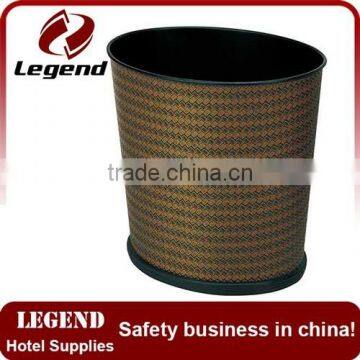 High Quality PU Leather advertising garbage bin