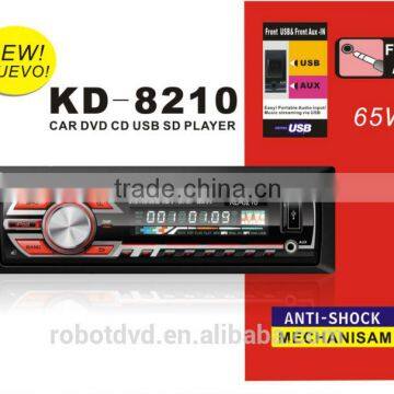 KD-8210 12V DETACHABLE PANEL ONE DIN CD USB SD AUX CAR DVD PLAYER