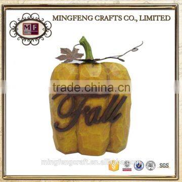 Thanksgiving Resin Craft Pumpkin for Home Decoration photo-3