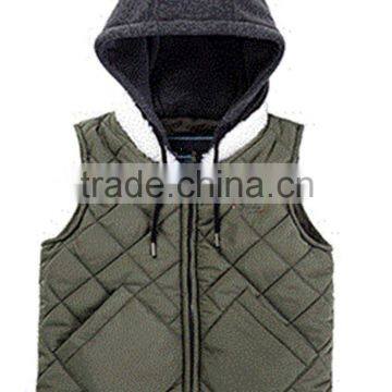 2015 Wholesale boys Winter quilted vest