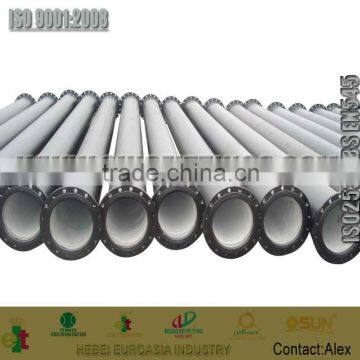 double flanges joints ductile iron pipe