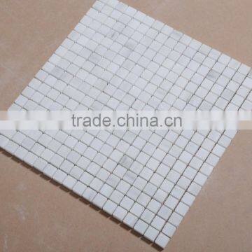 1 inch square premium oriental white cheap swimming pool tile