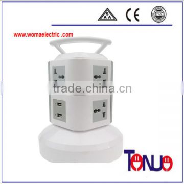 extension socket with handle with usb port