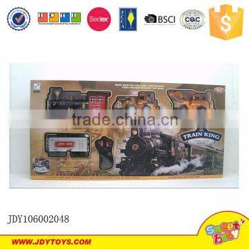 Battery Operated Plastic Toy Railway Train Set Toy