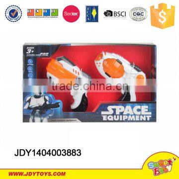 Hot plastic gun toy for children toy shoot B/O gun outer space plastic shoot guns
